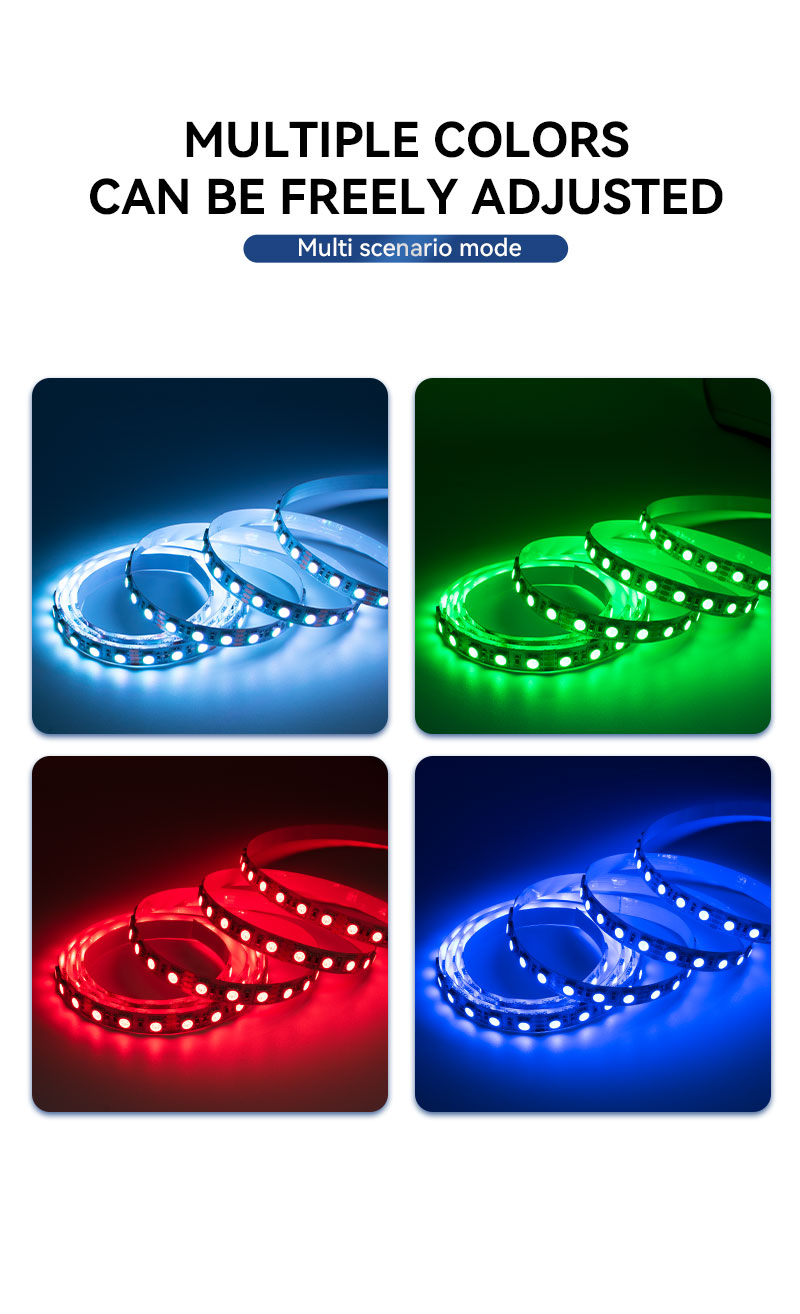 High Brightness 5050 RGB Strip Lights