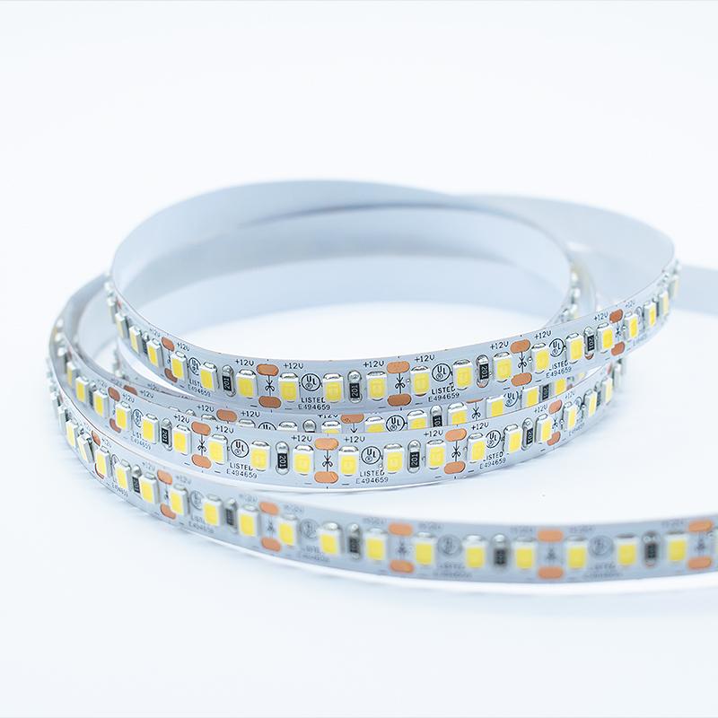 Flexible LED tape light showing multiple color options