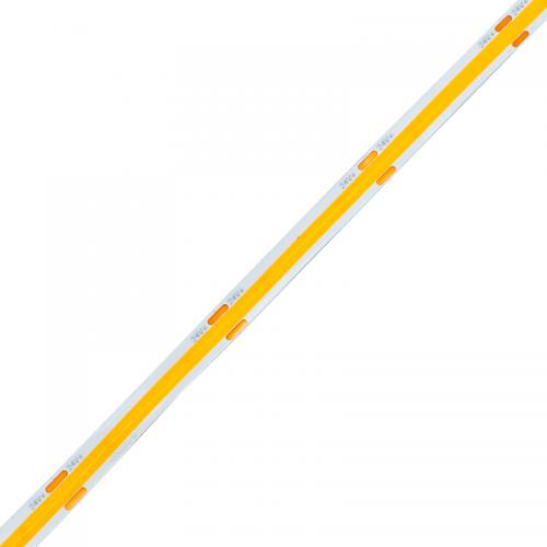 Flexible ultra high density COB LED tape 24V 480 LEDs/m bending around corner