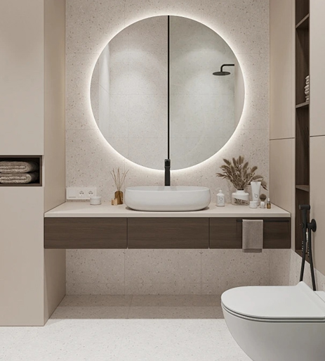 Iluminación inteligente del baño